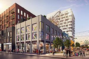 L’Esplanade Cartier : un projet qui reflètera l’esprit du quartier. Crédit : Groupe Prével
