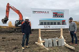 Formax s’installe dans l’Écoparc de Salaberry-de-Valleyfield. Crédit : Ville de Salaberry-de-Valleyfield