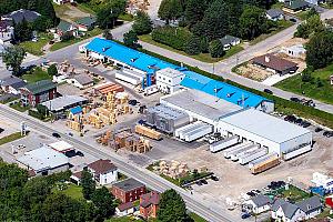 L’entreprise de fabrication de palettes de bois Herwood procèdera à la modernisation de ses installations. Crédit : Herwood.