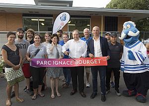 Fin des travaux au parc Ignace-Bourget