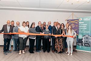 Inauguration du projet d'habitation Le Chevalier à Lac-Mégantic. Crédit : Fonds de solidarité FTQ