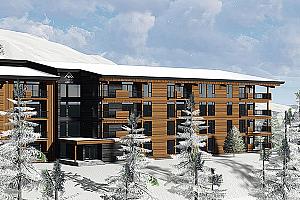 Des condos modulaires érigés au pied du massif de Charlevoix