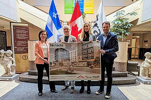 Construction de nouveaux logements abordables à Granby. Crédit : Société d'habitation du Québec