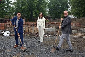 Photo prise lors de l'annonce - Crédit : Cabinet de la ministre des Affaires municipales et de l’Habitation