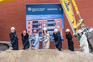 La Fondation MONTONI et Habitat pour l’humanité Québec ont lancé la construction de six unités résidentielles pour des familles vivant dans des conditions de logement précaires. Crédit : MONTONI