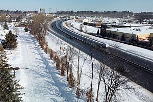 Projet de construction d’un mur antibruit sur l’autoroute 25 à Terrebonne. Crédit : Ville de Terrebonne