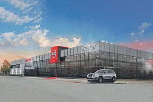 Le plus grand concessionnaire Nissan au pays- Crédit: PMA Architectes