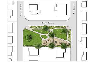 Un pas de plus vers l’aménagement du parc Meunier à Victoriaville. Crédit : Ville de Victoriaville