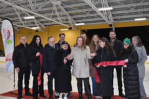Saint-Félix-de-Valois inaugure sa patinoire couverte réfrigérée. Crédit : Municipalité de Saint-Félix-de-Valois