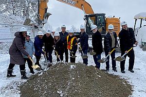 Construction de 12 logements sociaux et abordables pour aînés à Chelsea. Crédit : Société d'habitation du Québec