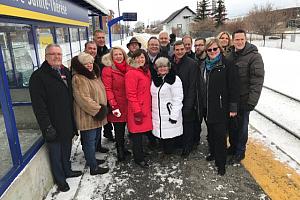 Une nouvelle gare à Mirabel