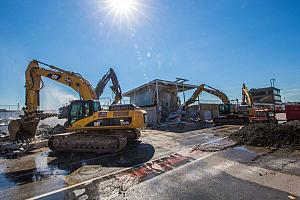 Début de la réfection des paddocks du Circuit Gilles-Villeneuve