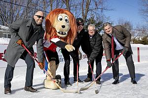 Inauguration d’une patinoire Sénateurs à Gatineau