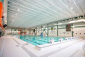 Inauguration de la piscine de l’UQTR. Crédit : Université du Québec à Trois-Rivières