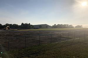 Le chantier du projet - Photo fournie par la Ville de Rimouski