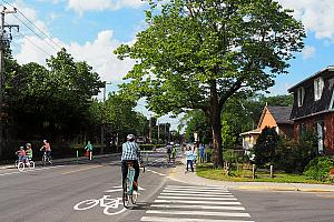 Lancement d’une étude pour l’implantation d’une piste cyclable sur la rue Villeray. Crédit : Ville de Montréal