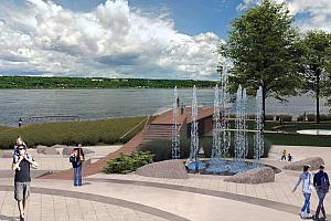 Lévis réaménagera le parc de la Pointe-Benson. Crédit : Ville de Lévis