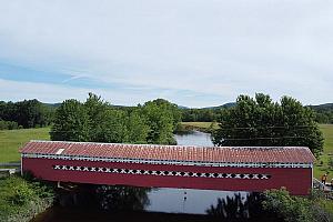 Le pont couvert Prud’homme sera restauré. Crédit : MTQ