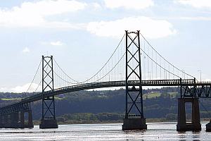 Les travaux préparatoires du nouveau pont de l’Ile-d’Orléans commenceront ce printemps. Crédit : Wladyslaw, Creative Commons (CC BY-SA 3.0)