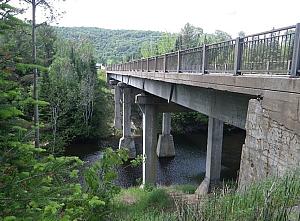 Contrat octroyé pour la reconstruction d’un pont sur la route 309. Crédit : MTQ