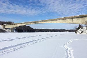 Shawinigan : début des travaux de renforcement du pont des Piles. Crédit : MTQ