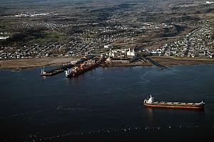 Rio Tinto modernise ses installations portuaires à Saguenay. Crédits : Rio Tinto