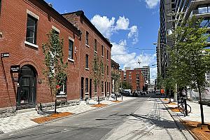 Griffintown : fin des travaux d’infrastructures sur la rue Ottawa. Crédit : Ville de Montréal