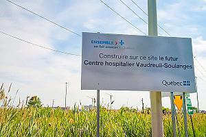 Hôpital Vaudreuil-Soulanges : acquisition du terrain qui accueillera la nouvelle installation - Photo de Centre intégré de santé et de services sociaux de la Montérégie-Ouest