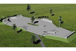 Saint-Félix-de-Valois : skatepark en construction