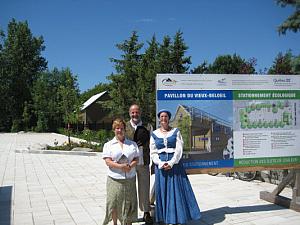 Inauguration du stationnement écologique et du kiosque d'accueil Vieux-Beloeil