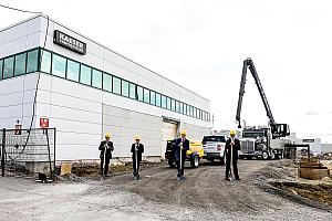 Les travaux d’agrandissement de l’usine de Kaeser Canada Compresseurs ont commencé.  Crédit : Sylviane Robini