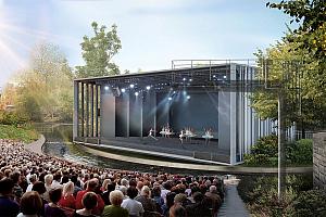 Un nouveau théâtre de Verdure qui s’intègrera dans le paysage. Crédit : Lemay