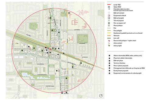 Plan de l'aménagement - Image : Ville de Montréal