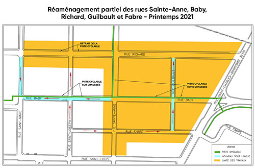 Travaux majeurs prévus à Joliette ce printemps. Crédit : Ville de Joliette