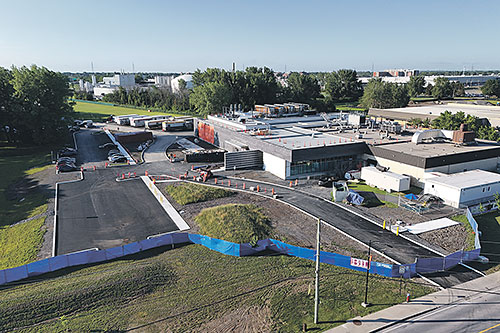 Usine de fabrication de produits injectables stériles de Pharmascience, à Candiac. Crédit : Courtoisie Pharmascience